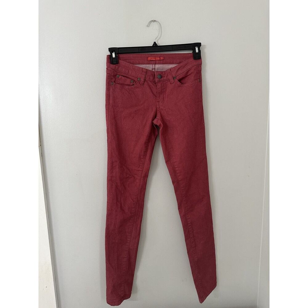 Prana Women's Nylon Blend Stretch Pants Size 2 /26 Red Outdoors Hiking